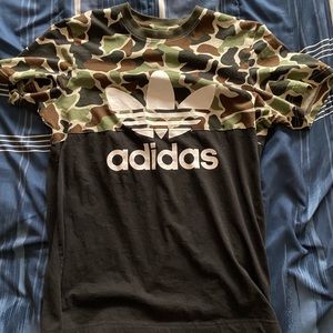 Adidas half camo half classic T-shirt
